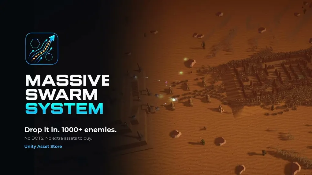 Massive Swarm System: 1000s of enemies in Unity without DOTS