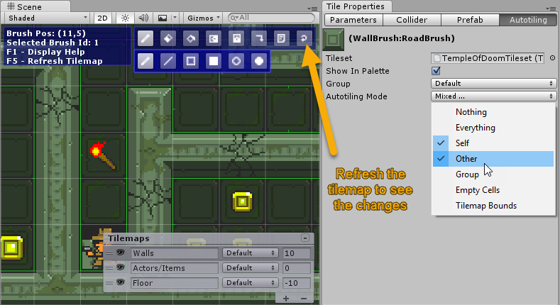 Autotiling with Other tiles