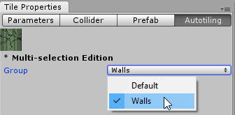 Broken wall grouped