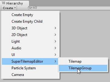Creating a Tilemap Group is easy
